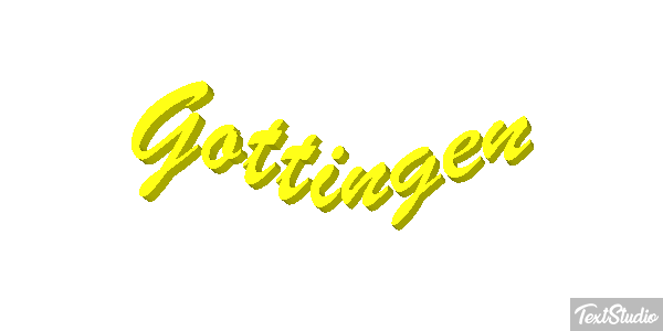 Göttingen Текстовый эффект