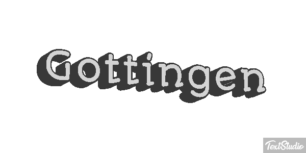 Göttingen Текстовый эффект