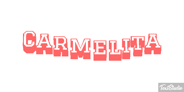 Carmelita テキスト効果