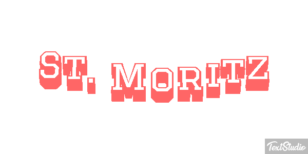 St. Moritz Efekt tekstowy