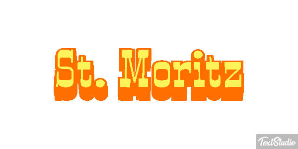 St. Moritz Efekt tekstowy