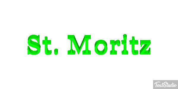 St. Moritz Efekt tekstowy