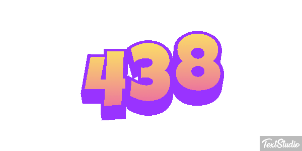 438 Texteffekt