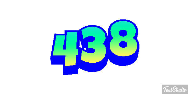 438 Texteffekt