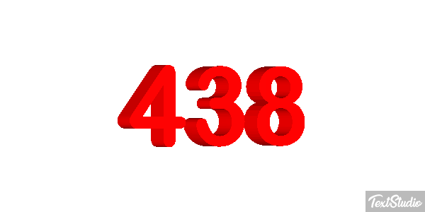 438 Texteffekt