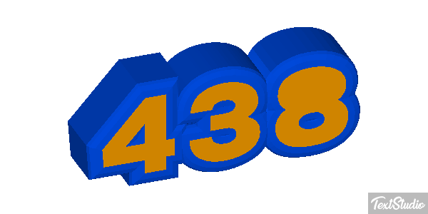 438 Texteffekt