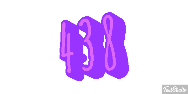 438 Texteffekt