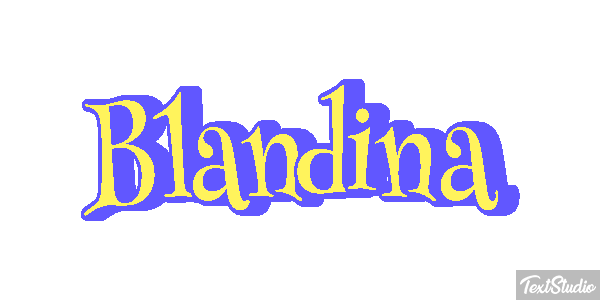 Blandina Efekt tekstowy