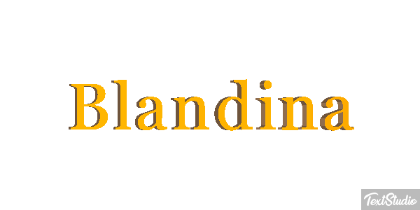 Blandina Efekt tekstowy