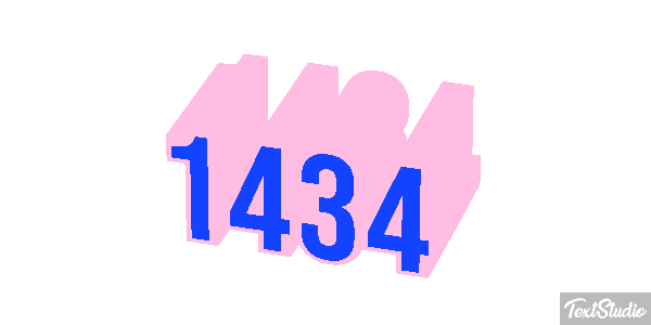1434 Текстовый эффект