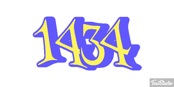 1434 Текстовый эффект