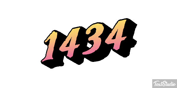 1434 Текстовый эффект