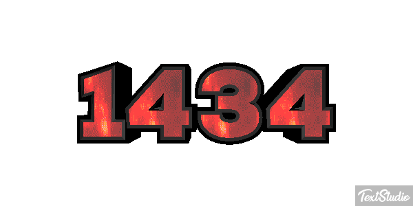 1434 Текстовый эффект