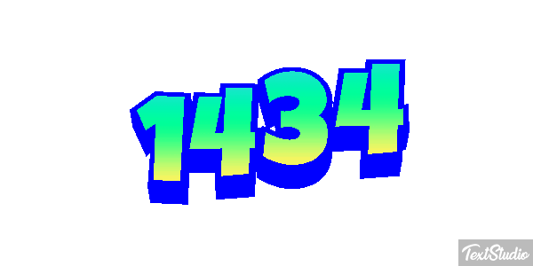 1434 Текстовый эффект