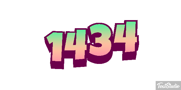 1434 Текстовый эффект