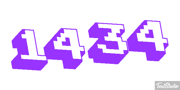 1434 Текстовый эффект