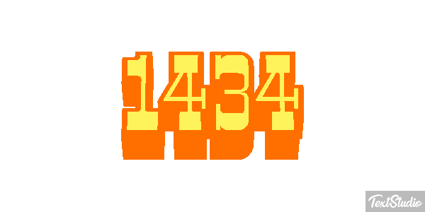 1434 Текстовый эффект