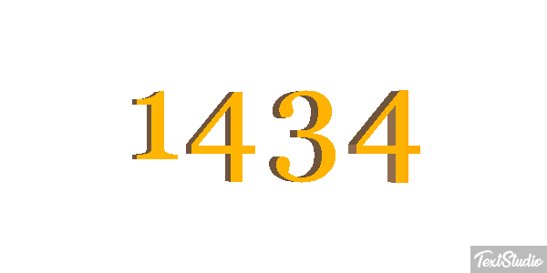 1434 Текстовый эффект