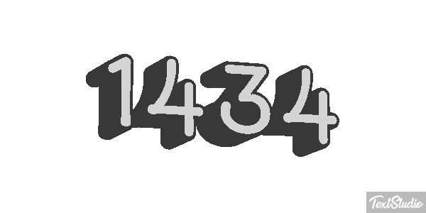 1434 Текстовый эффект