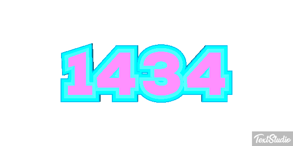 1434 Текстовый эффект
