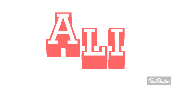 Ali テキスト効果