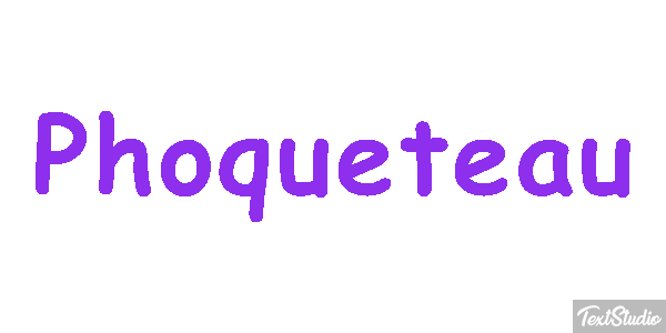 Phoqueteau Effet de texte