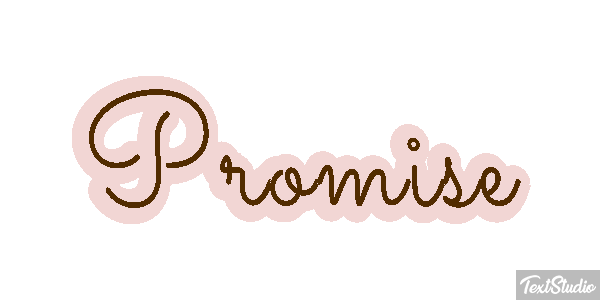 Promise Text effect