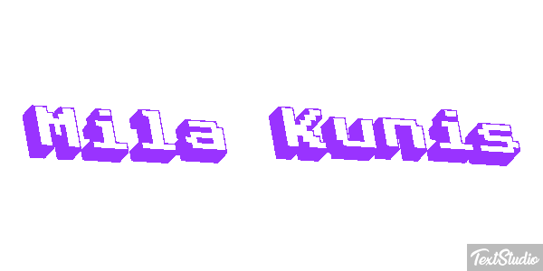 Mila Kunis Text effect