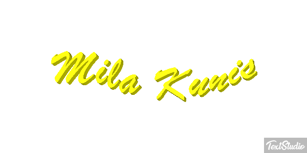 Mila Kunis Text effect