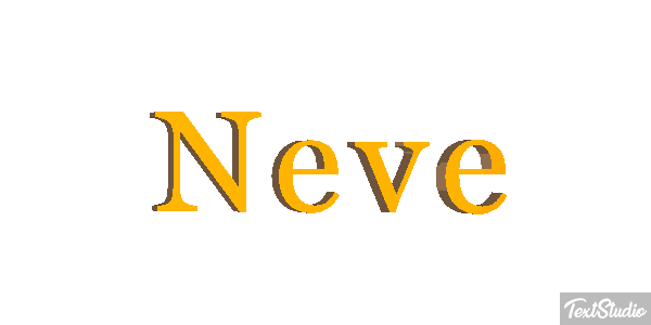 Neve Texteffekt