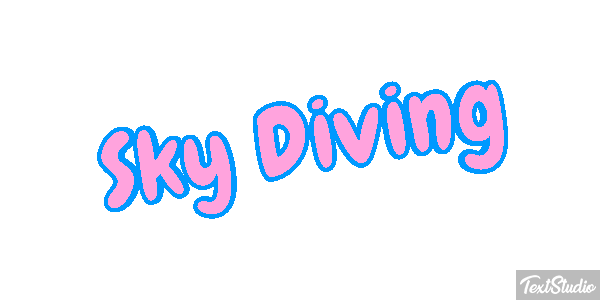 Sky Diving Text effect