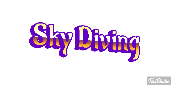 Sky Diving Text effect