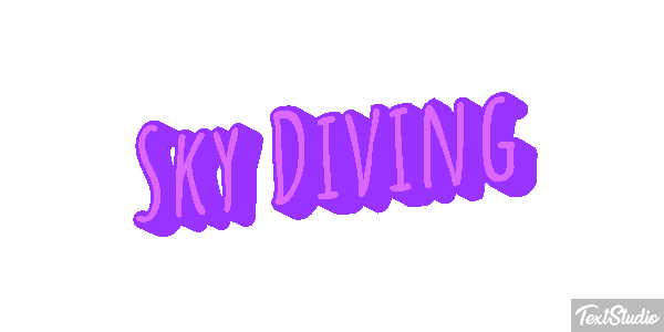 Sky Diving Text effect