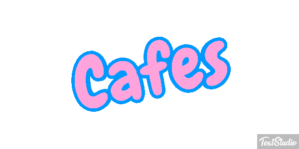 Cafes Effet de texte