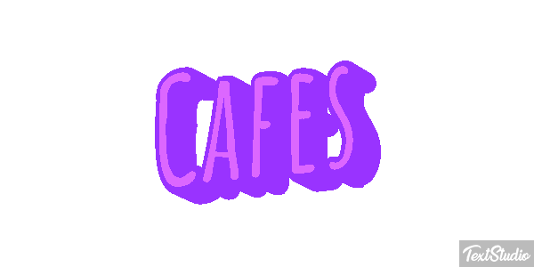 Cafes Effet de texte