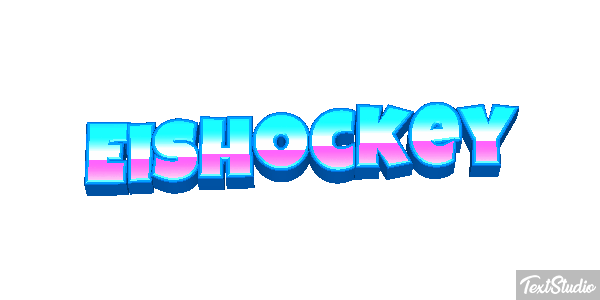 Eishockey Texteffekt