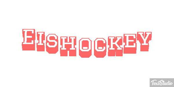 Eishockey Texteffekt