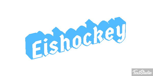 Eishockey Texteffekt