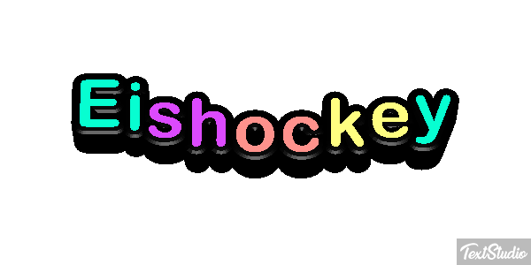 Eishockey Texteffekt
