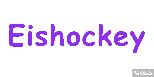 Eishockey Texteffekt