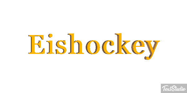 Eishockey Texteffekt