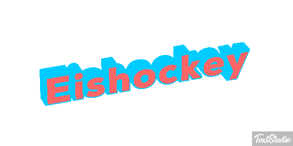 Eishockey Texteffekt