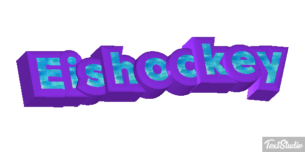 Eishockey Texteffekt