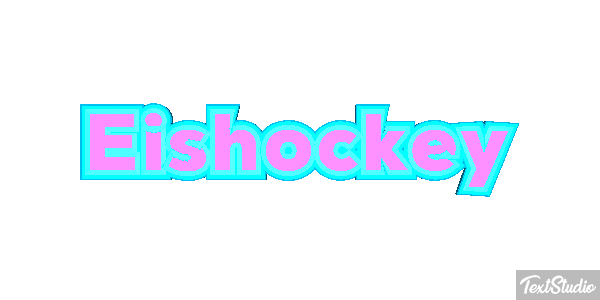 Eishockey Texteffekt