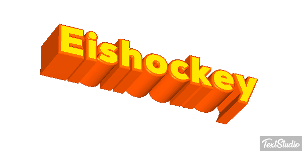 Eishockey Texteffekt