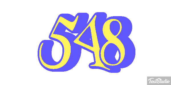 548 Efecto de texto