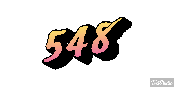 548 Efecto de texto