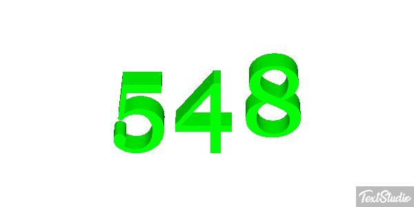 548 Efecto de texto