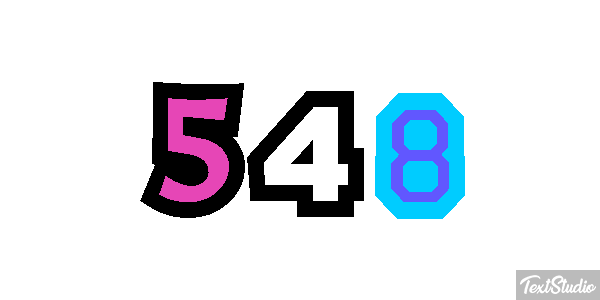 548 Efecto de texto