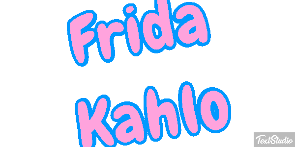 Frida Kahlo Efeito do texto